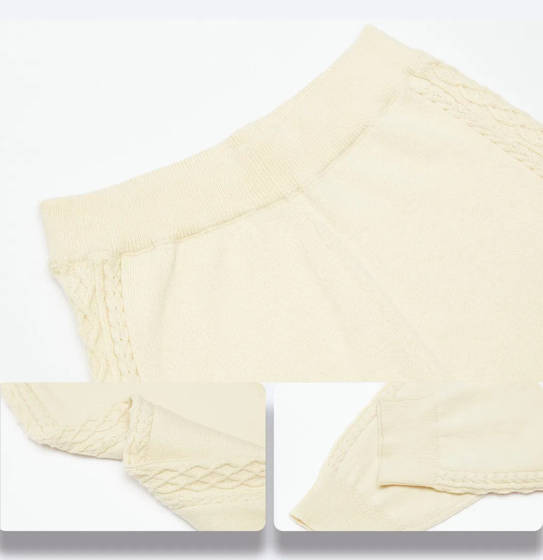 Diseño de pantalones holgados de punto para niños