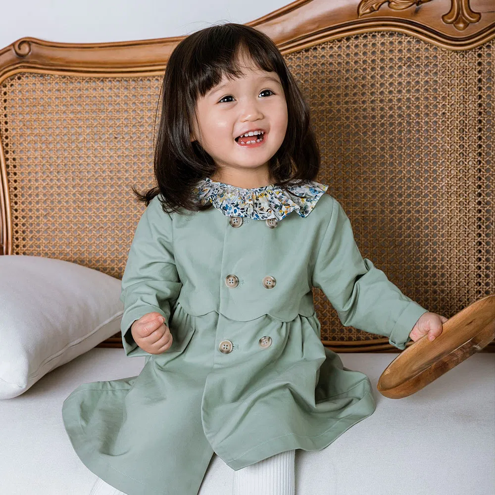 Chaqueta de niña para niños, nueva chaqueta de manga larga, ropa infantil casual de algodón, ropa de invierno al por mayor
