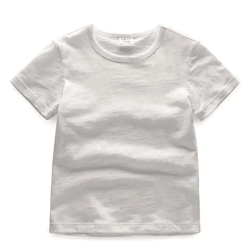 Ropa infantil personalizada sostenible de camiseta gráfica