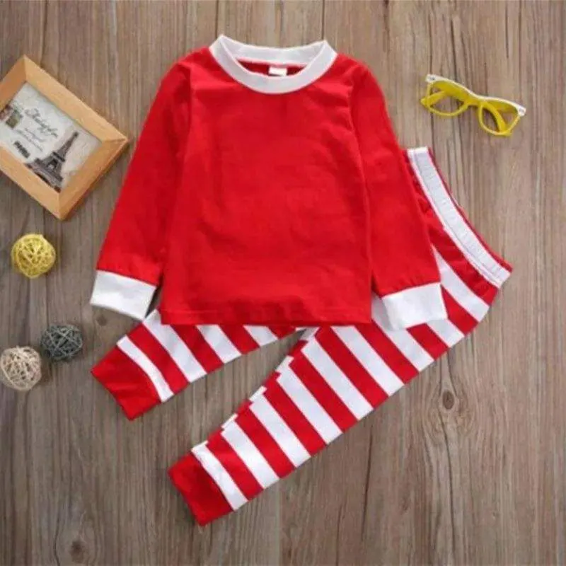 Conjunto de Pijamas de Navidad para la Familia Pijamas a Juego para Niños y Niñas Pijamas de Dormir para Niños Regalo Familiar 2024