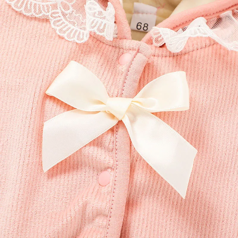 Abrigo cálido de invierno para niñas bebés, capa exterior, chaqueta para niñas pequeñas, ropa para niños, poncho rosa