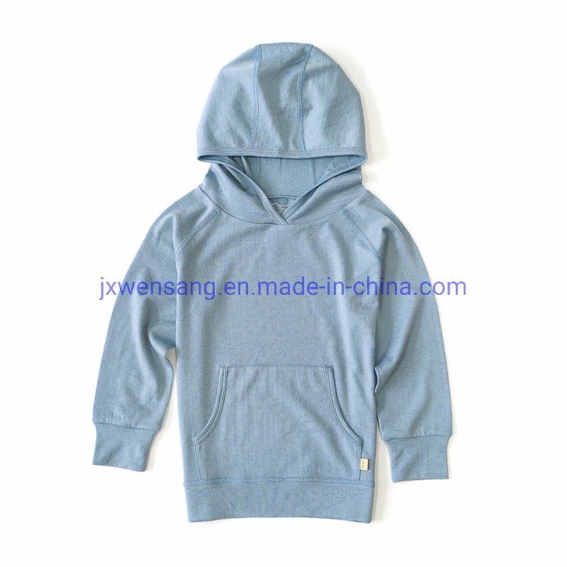 Sudadera con capucha personalizada de lana merina australiana para niños