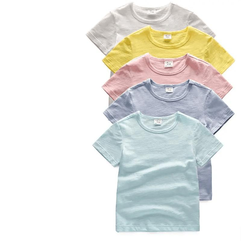 Ropa infantil personalizada sostenible de camiseta gráfica