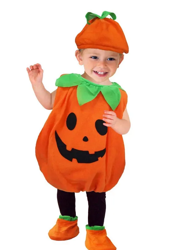 Ropa de Halloween para bebés, disfraz de calabaza, espectáculo de estilo, linda calabaza
