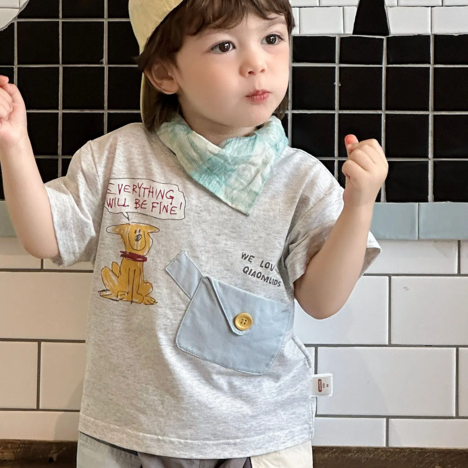 Conjunto de verano para niños con camiseta para niños y ropa para bebés