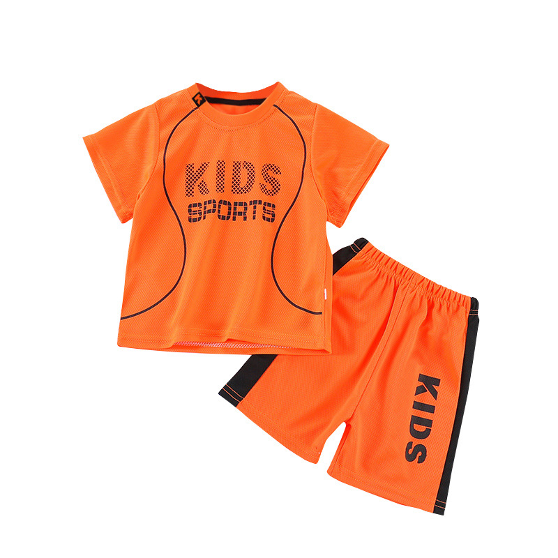 Conjunto de balón de manga corta para niños, ropa deportiva para niños