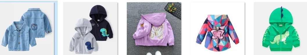 Chaqueta abrigo para bebés y niños, primavera y otoño, sudaderas de dibujos animados adorables, ropa exterior para niños