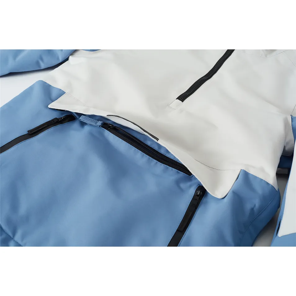 Ropa de esquí infantil de invierno de seda teñida ecológica con impresión serigráfica OEM