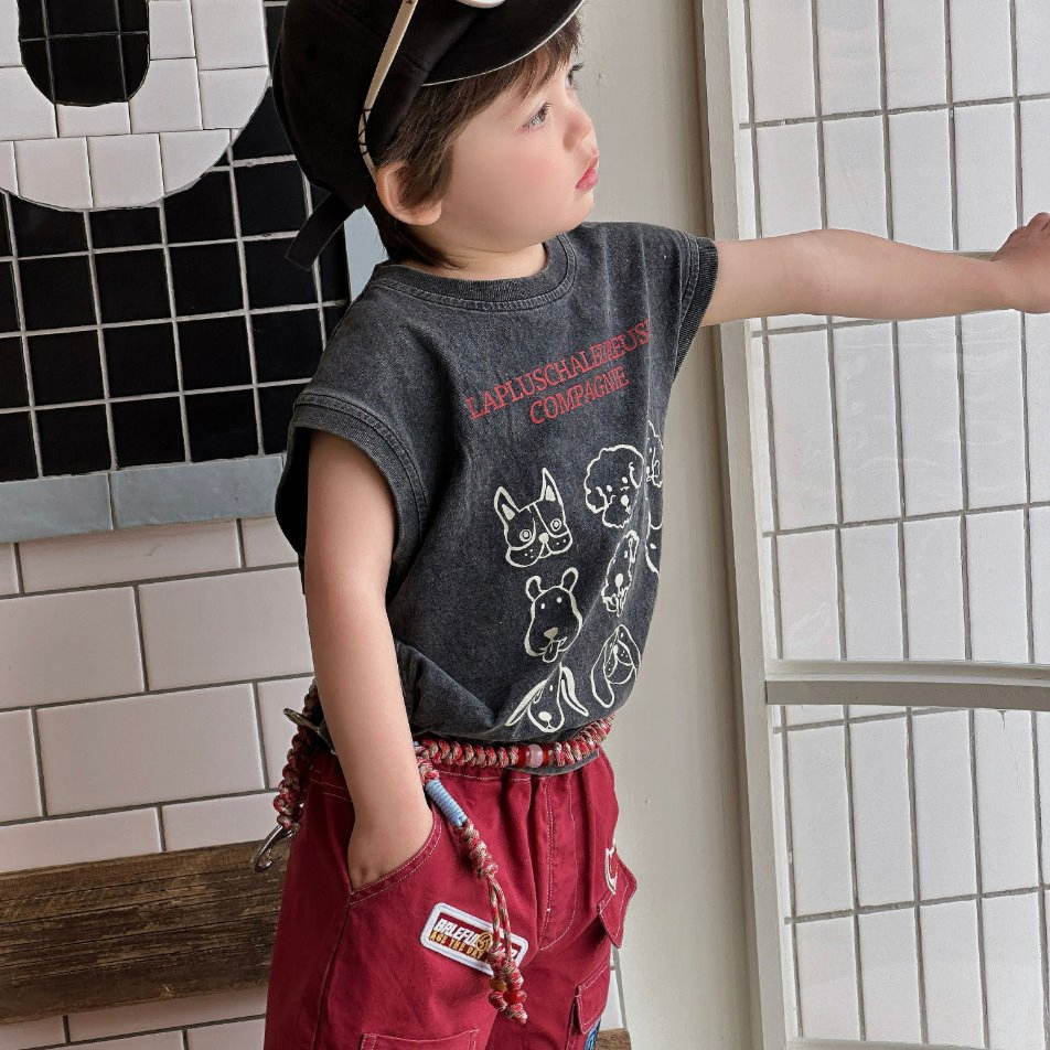 Conjunto de camiseta de verano para niños para ropa personalizada con pantalones cortos