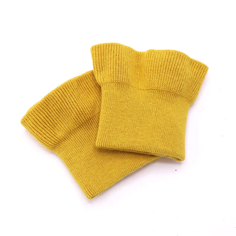 Accesorios de prenda de puño de ribete de felpa tubular de punto teñido de hilo