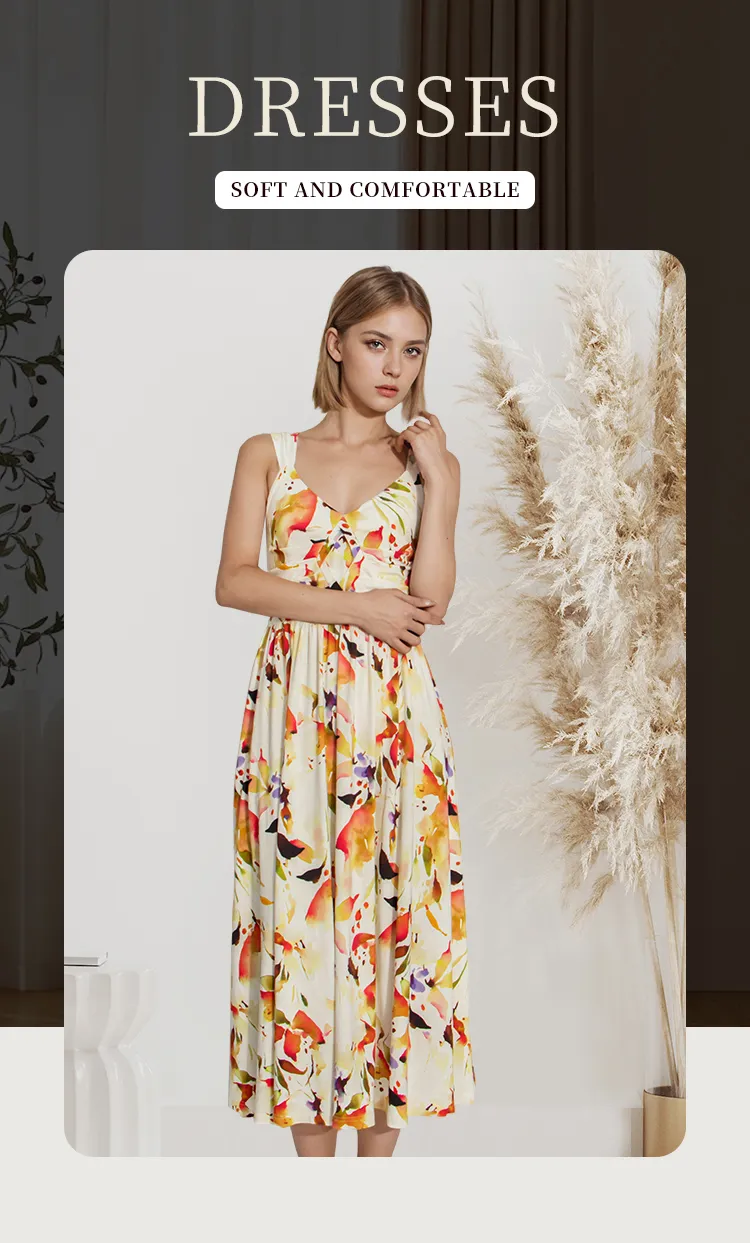 Vestidos para niñas vestidos florales casuales para mujeres