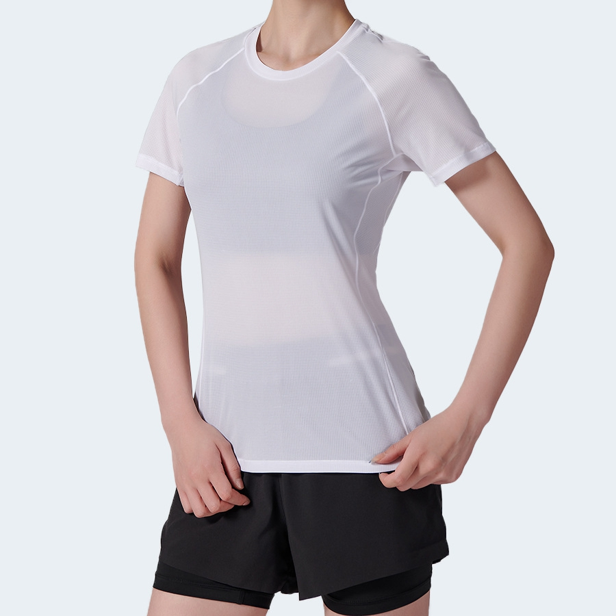 Camiseta de jogging para hombres con paneles de malla, inserciones transpirables y tela que absorbe la humedad