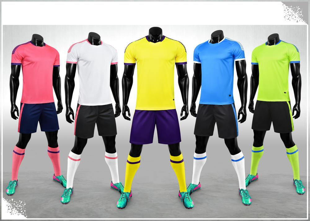 Traje de fútbol de secado rápido para entrenamiento, ropa deportiva para niños y adultos, compra en grupo, impresión
