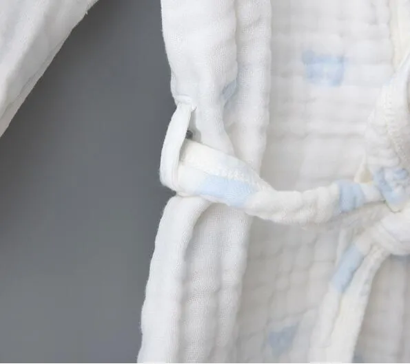 6 Pijamas de algodón muselina para niños ropa de noche