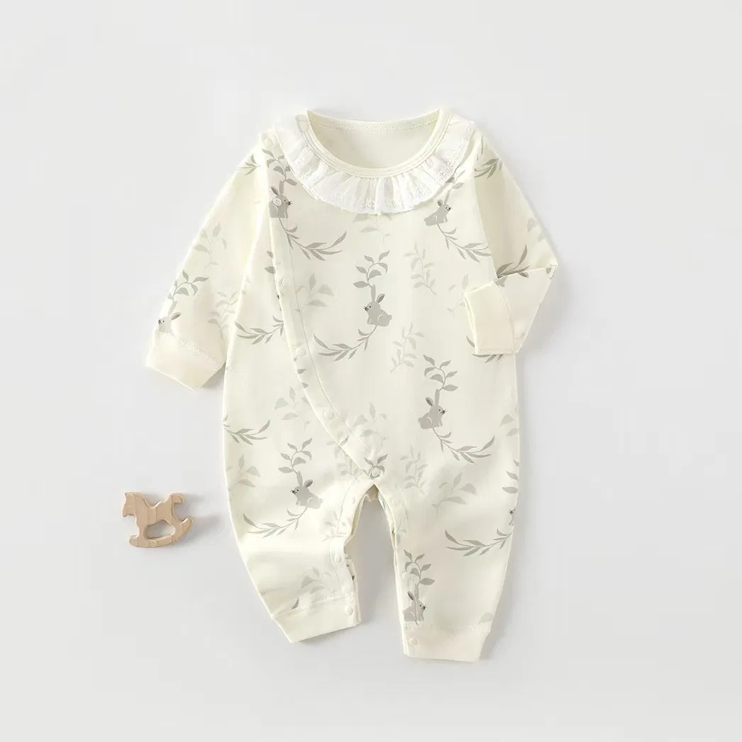 Ropa de bebé recién nacido de algodón, mono, bodysuit suave, overol de una pieza para infantes