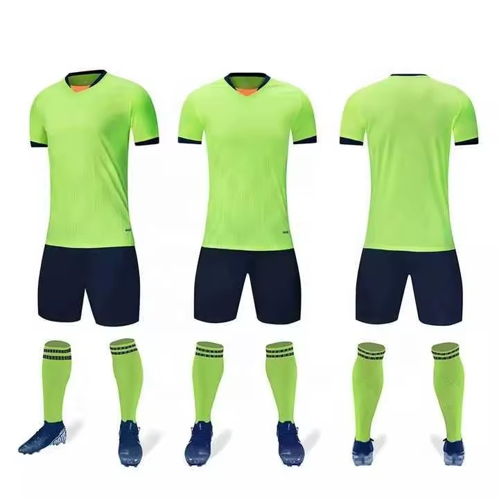 Uniformes de fútbol para adultos y niños con impresión de nombre personalizada, conjuntos para la temporada de verano para uniformes de equipo escolar