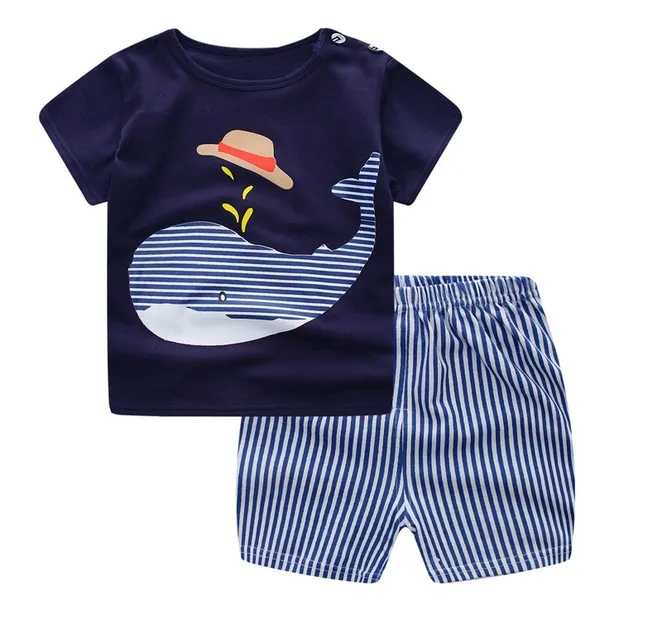 Conjunto de ropa de verano para niños, disfraz, ropa infantil, conjunto casual de longitud completa para niños pequeños