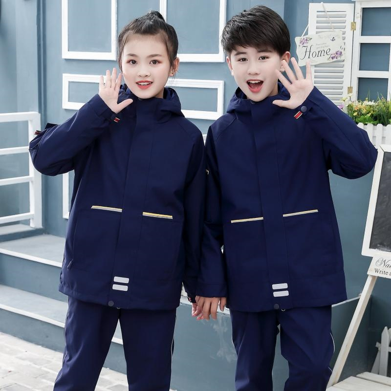 Personalización de ropa con logo al por mayor de chaquetas exteriores para adultos y niños y uniformes escolares