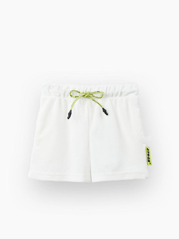 100% Tela de punto de algodón Terry color blanco ropa para niños ropa infantil