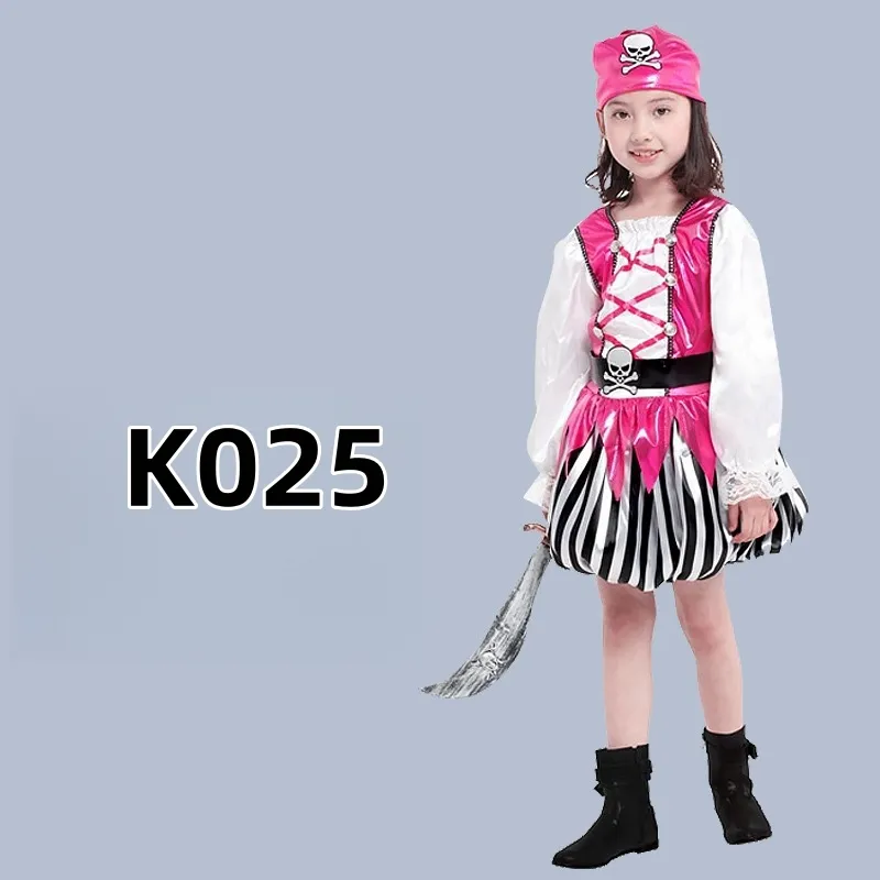 Disfraz de Halloween para niños, disfraces de pirata, ropa de actuación para niños para fiestas