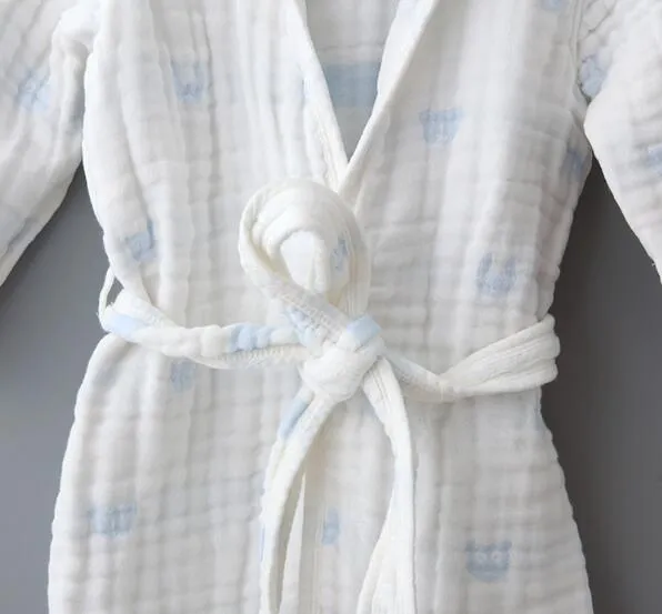 6 Pijamas de algodón muselina para niños ropa de noche