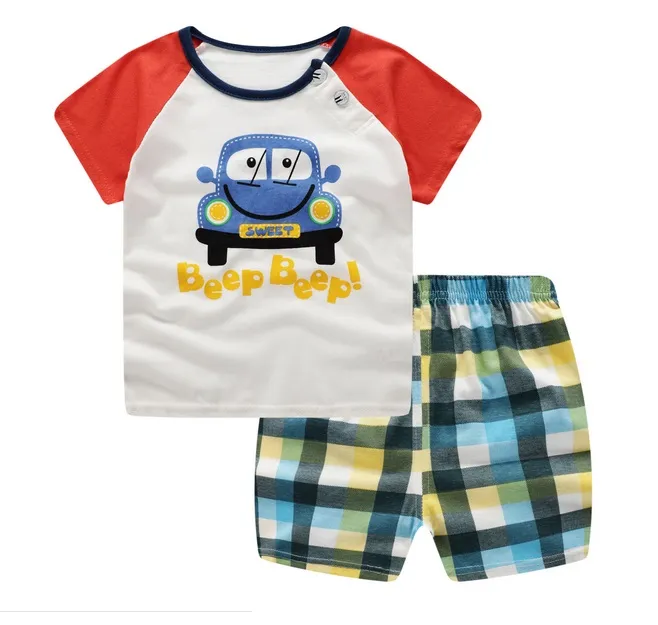 Conjunto de ropa de verano para niños, disfraz, ropa infantil, conjunto casual de longitud completa para niños pequeños