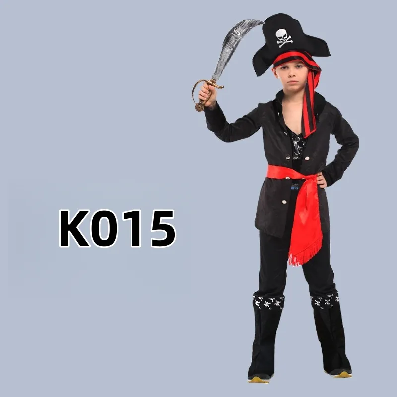 Disfraz de Halloween para niños, disfraces de pirata, ropa de actuación para niños para fiestas