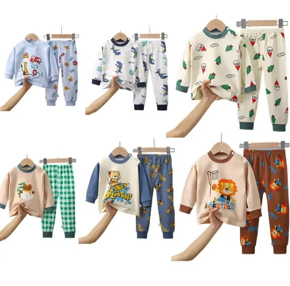Ropa cómoda conjunto pijama para niños