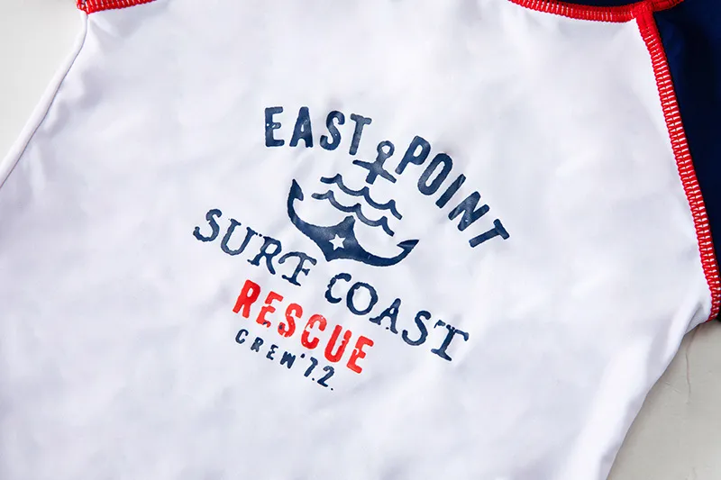 Conjunto de tres piezas para niños Upf50 Traje de baño UV Ropa de playa para niños