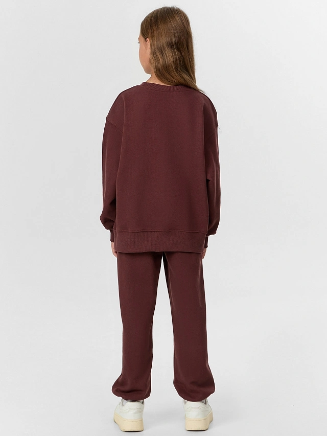 Ropa de niños perfecta para niñas adolescentes, sudaderas de cuello redondo con pantalones de running