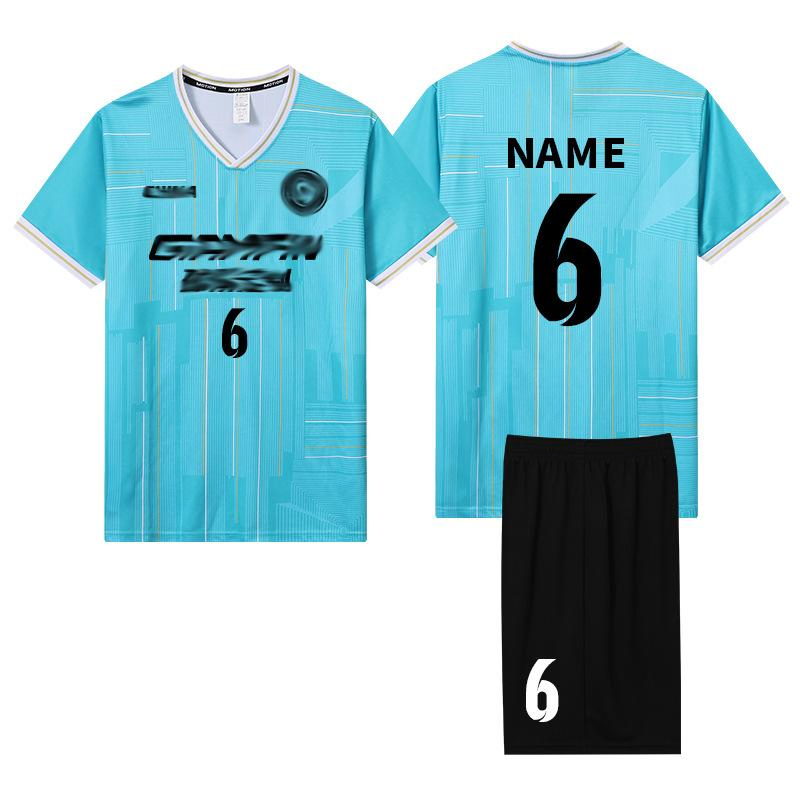 Conjunto de fútbol al por mayor para hombres, uniforme de entrenamiento para equipos, personalizado para adultos y niños, camiseta deportiva de secado rápido