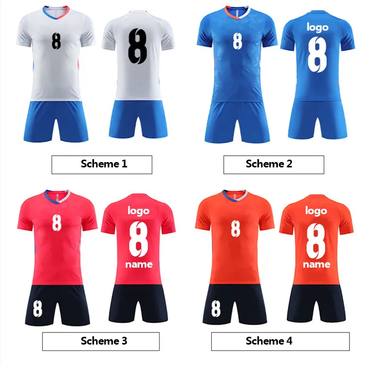 Ropa deportiva personalizada para fútbol, secado rápido, entrenamiento de partidos para niños y adultos