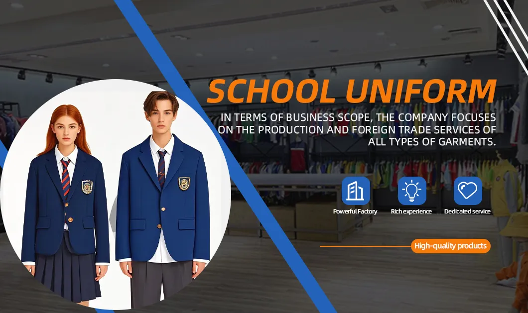 Ropa escolar duradera y de fácil cuidado de marca propia para niñas, uniforme para guardería