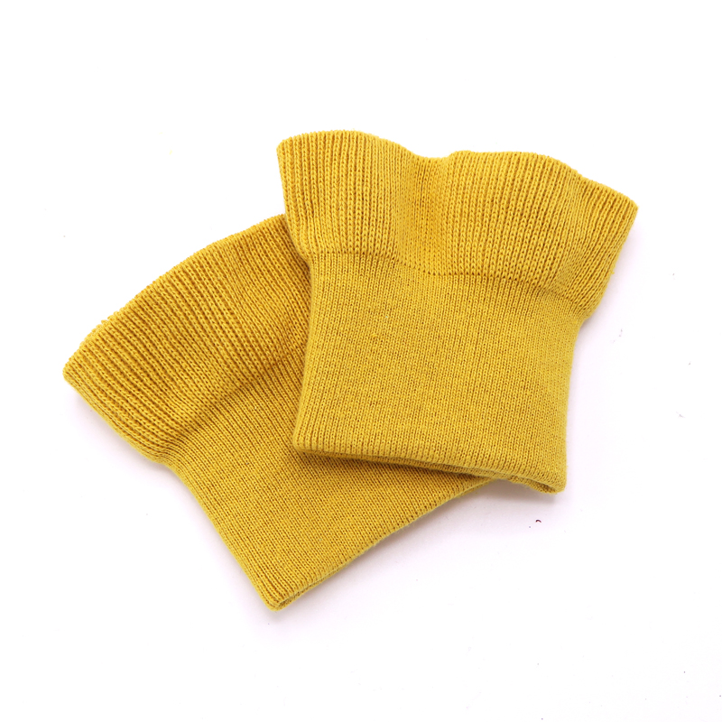 Accesorios de prenda de puño de ribete de felpa tubular de punto teñido de hilo