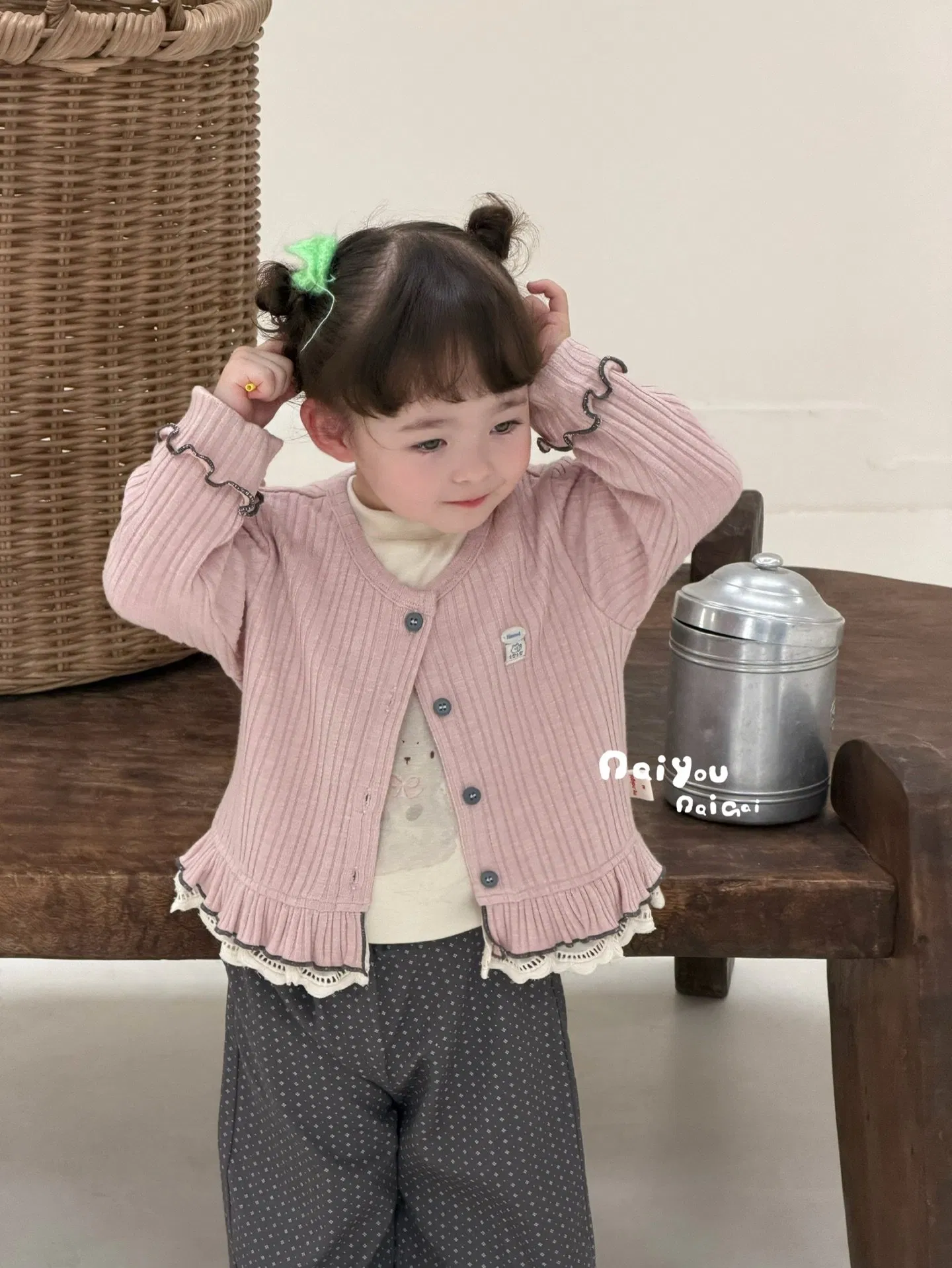 Ropa para niñas con pantalones para el vestuario infantil