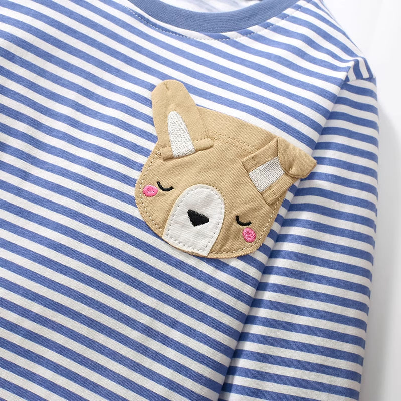 Hot Sale ropa para niños Camiseta al por mayor Tees Cartoon Impreso 100% algodón Camiseta niños y niñas ropa Droshipping