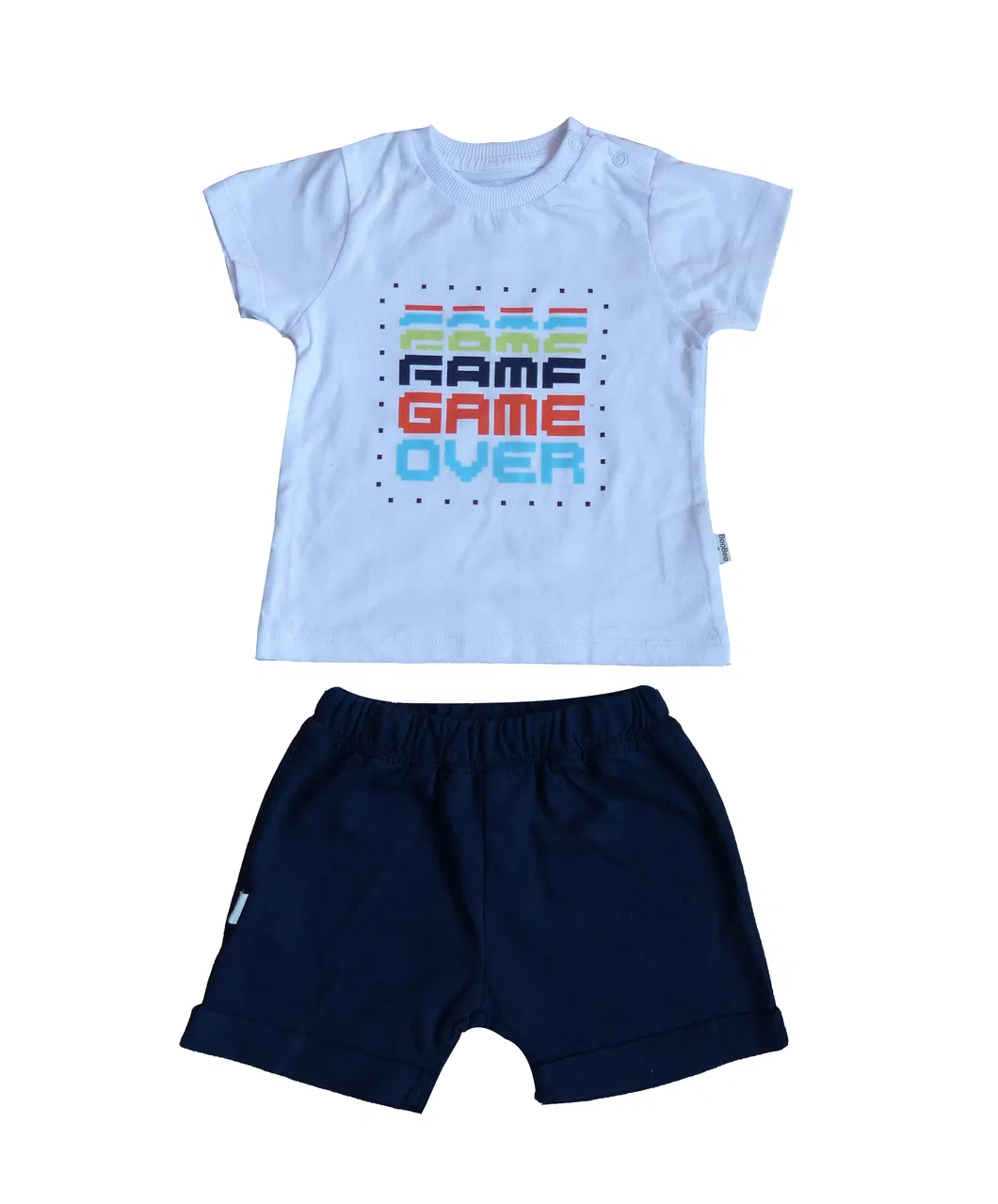 Ropa de jardín de infantes de algodón 100% con estilo para niños pequeños