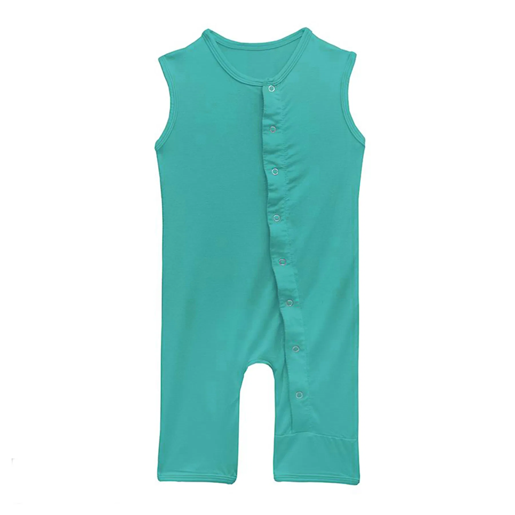 Ropa infantil hecha a medida, mono ecológico sin mangas para verano, prenda de una pieza para niños