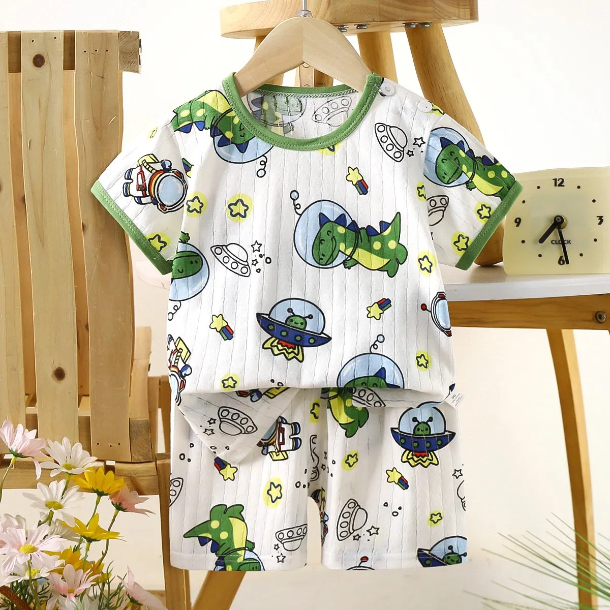 Conjunto de verano delgado para bebés, dividido, ropa para niños y niñas