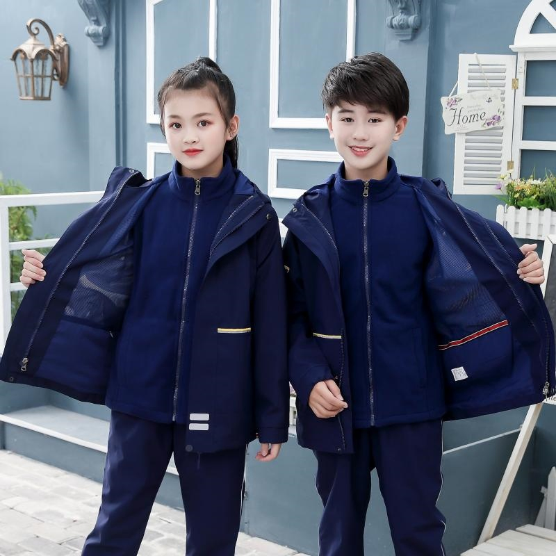 Personalización de ropa con logo al por mayor de chaquetas exteriores para adultos y niños y uniformes escolares