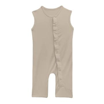 Ropa de verano personalizada para bebés 95% mono sin mangas de bambú para niños, ropa para infantes
