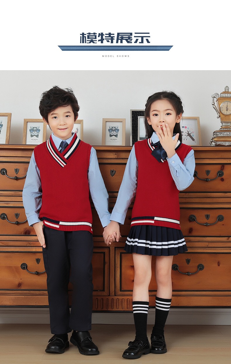 Suministro de fábrica OEM personalizable uniforme escolar para niños de jardín de infancia