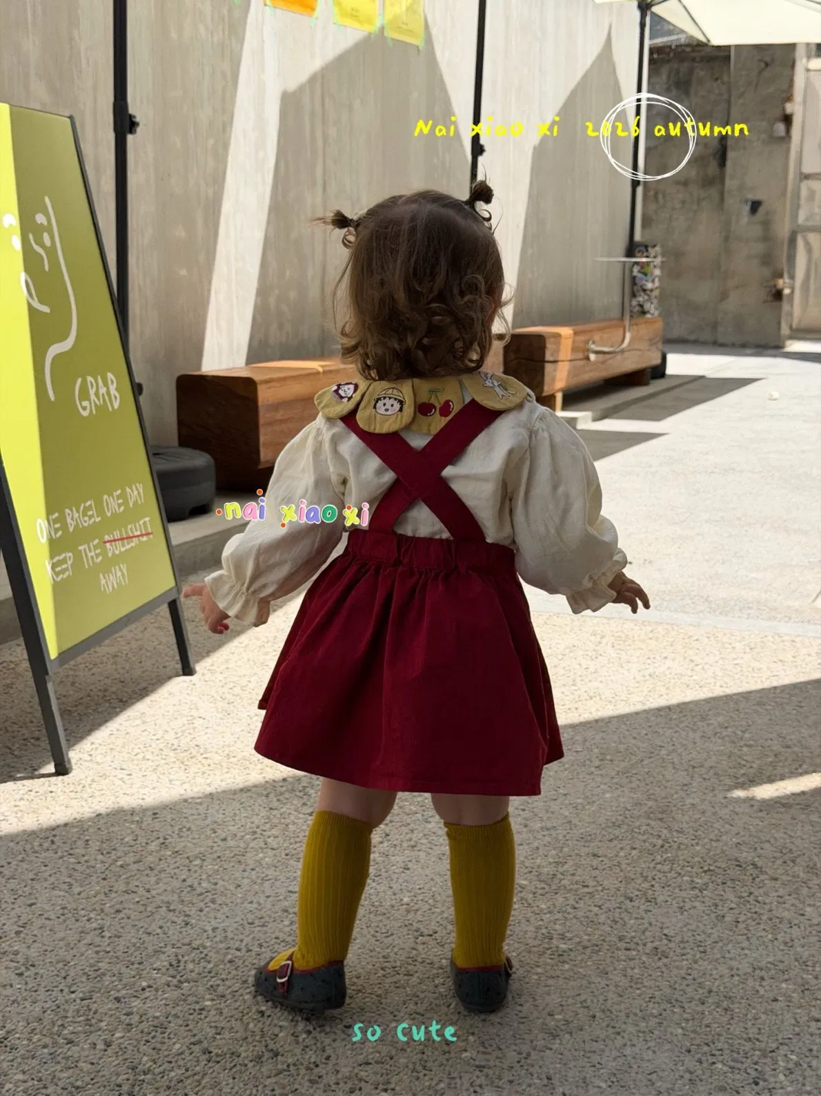Vestido de fiesta para niña con falda de tirantes para bebés