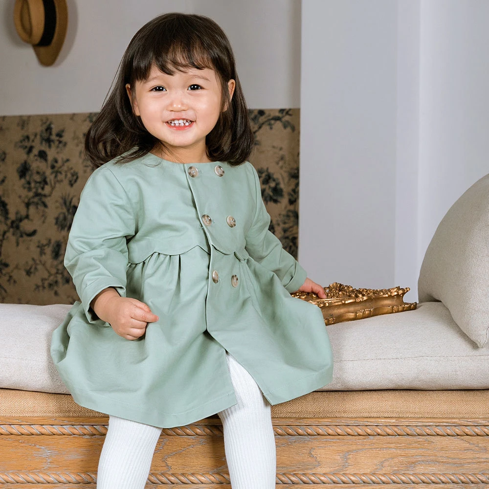 Chaqueta de niña para niños, nueva chaqueta de manga larga, ropa infantil casual de algodón, ropa de invierno al por mayor