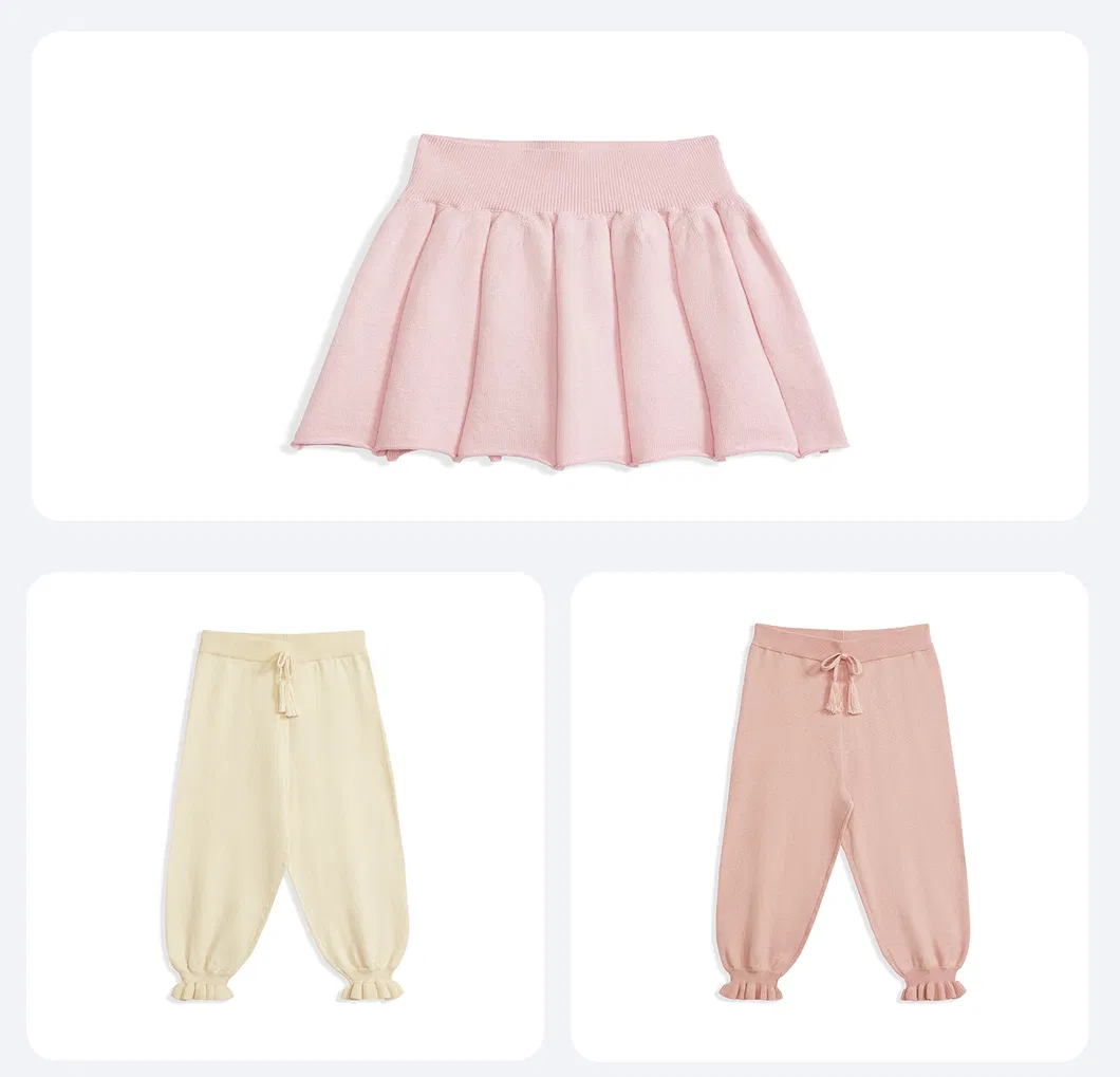 Pantalón casual de punto infantil