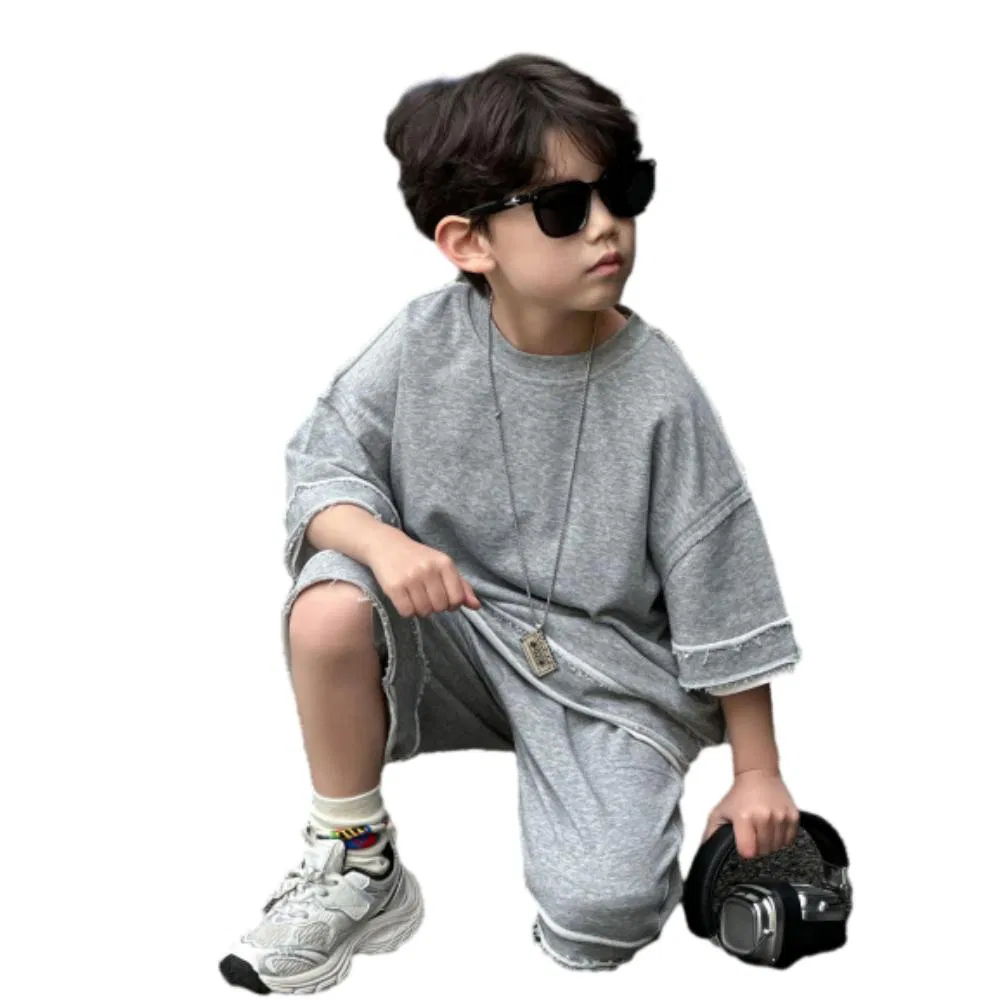 Camiseta casual para niños linda, ropa de juego de algodón transpirable, diseño para jugar al aire libre, ropa para bebés