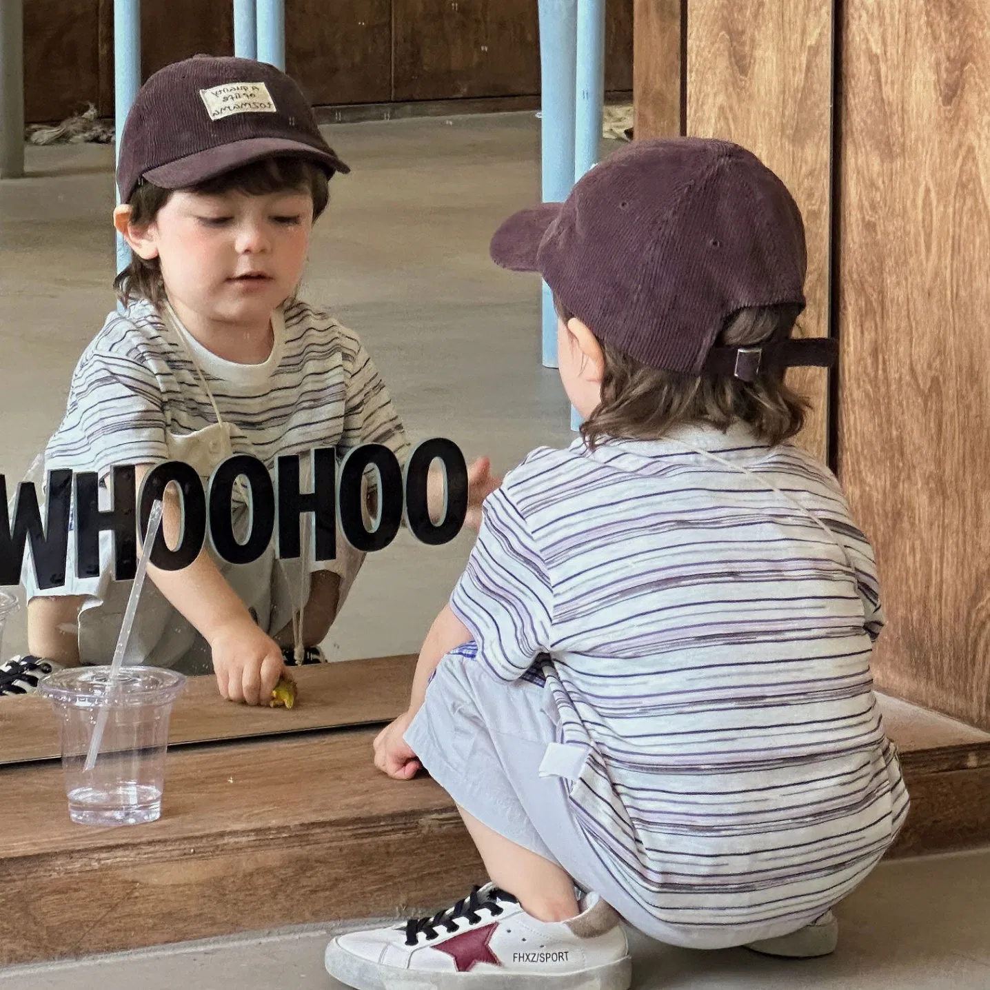 Ropa para niños con conjunto de manga corta para bebés