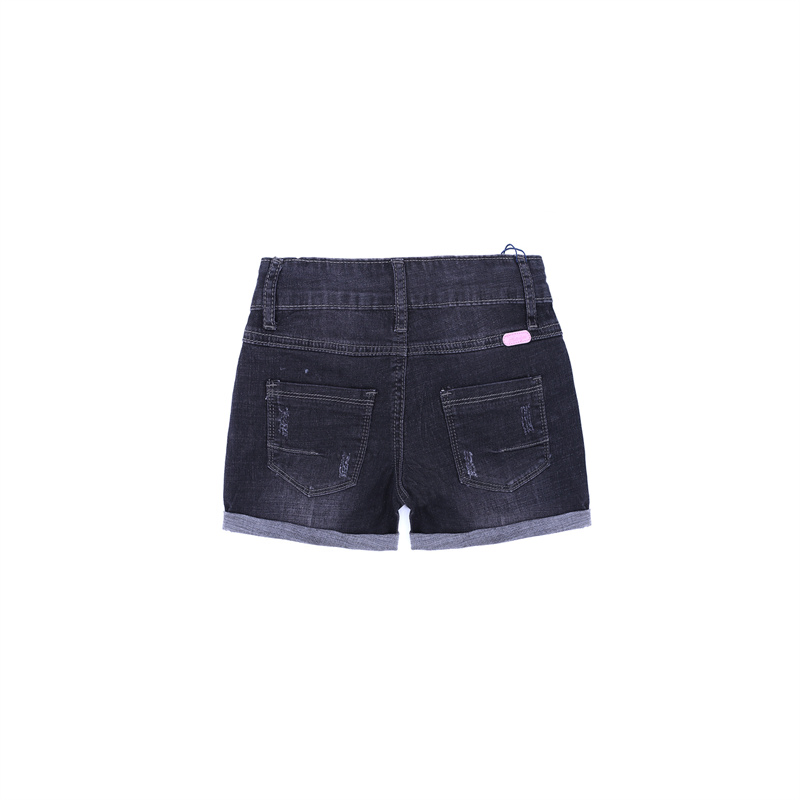 Chicas Pantalones Cortos Vaqueros Lavado Agua 2022 Verano Nuevo Estilo Ropa Infantil Pantalones de Algodón Moda Mayorista Hecho a Medida