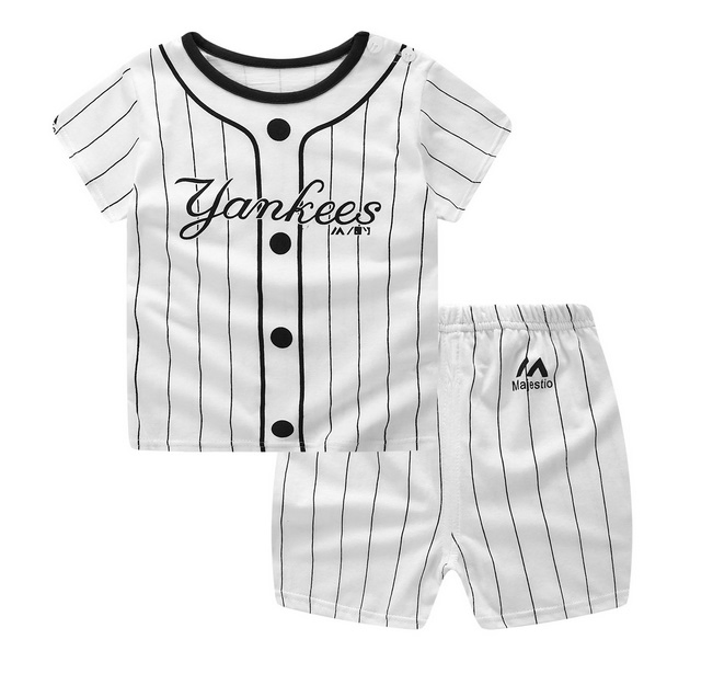 Conjunto de ropa de verano para niños, disfraz, ropa infantil, conjunto casual de longitud completa para niños pequeños