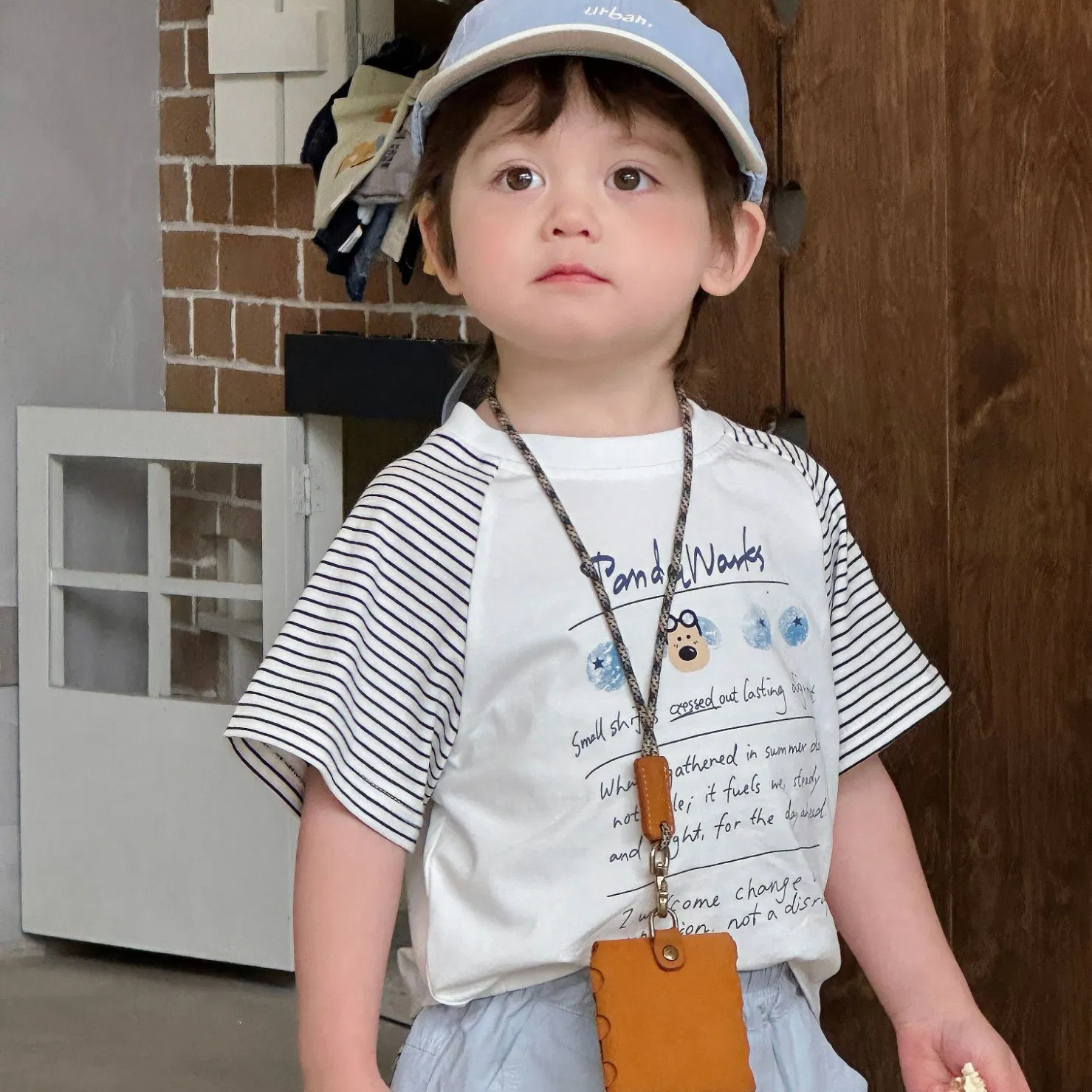 Ropa de verano para niños con camiseta y pantalones cortos